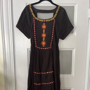 Free people embroidered dress